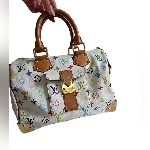 Louis Vuitton Handbags - Rare Louis Vuitton Multicolor Speedy 30 – Murakami x LV, Full Set🔥